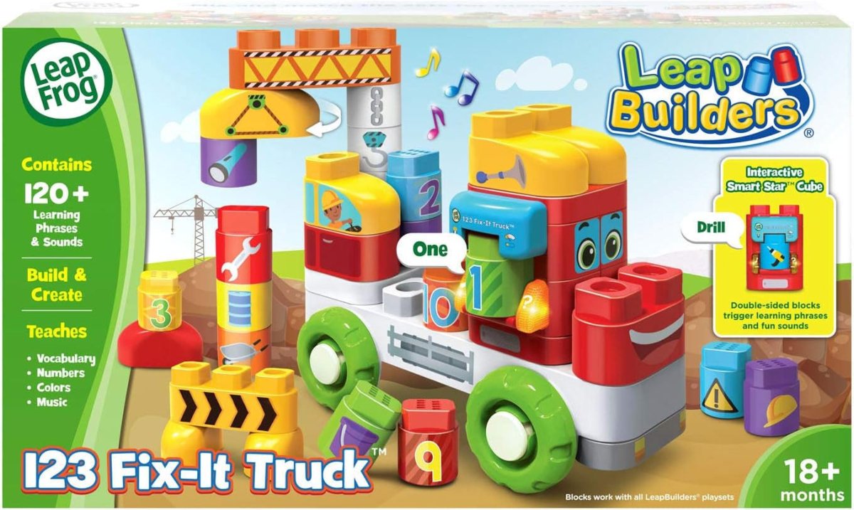 LEAPFROG BLOCK PLAY - VEHICLE FIX IT TRUCK - Premium for Kids in Qatar | Toysaro.com